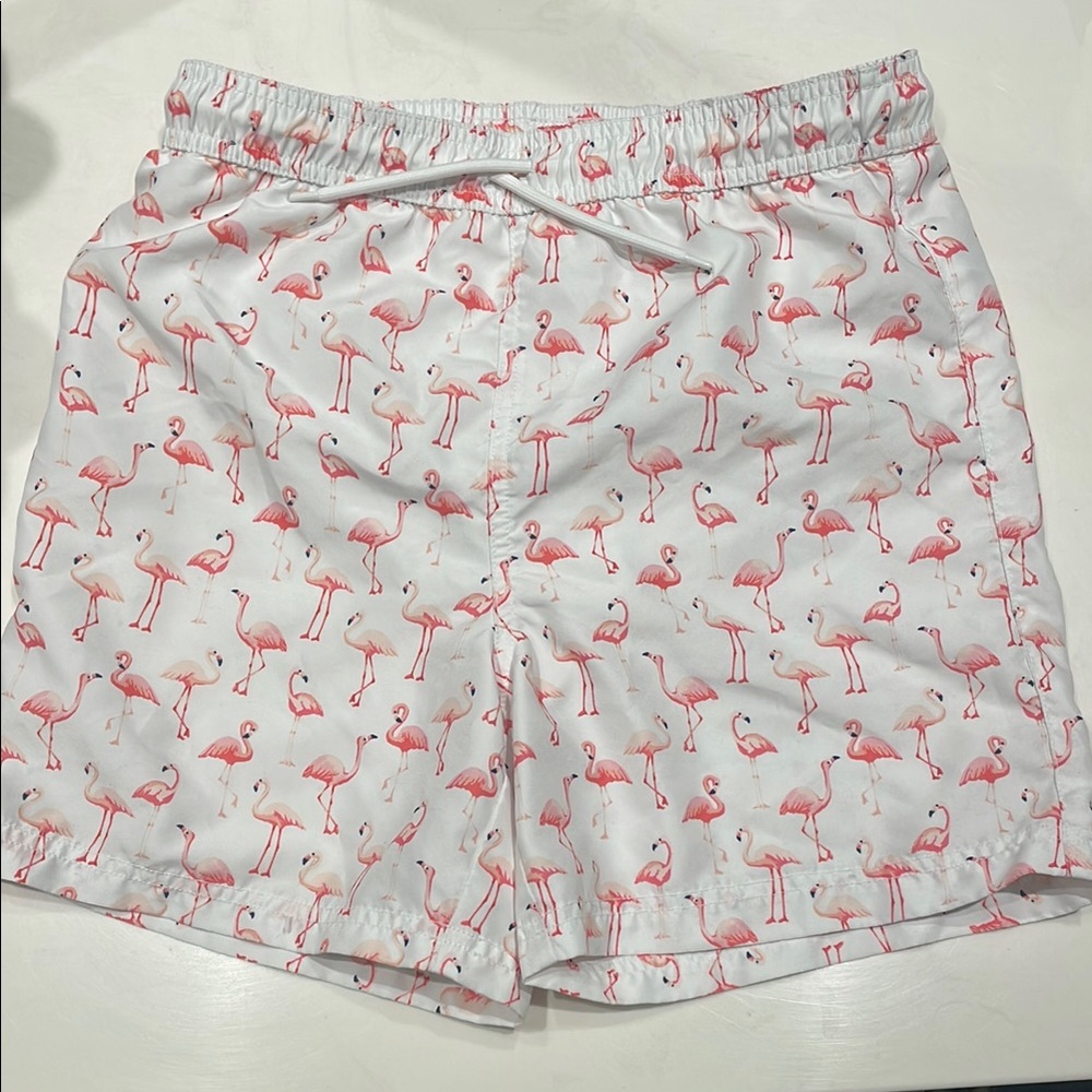 Flamingo Print Swim Shorts